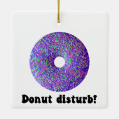 Donut-Störung Keramikornament (Rückseite)
