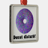 Donut-Störung Ornament Aus Metall (Rechts)