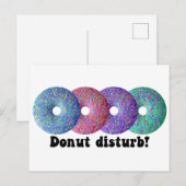 Donut-Störung Postkarte (Vorne/Hinten)