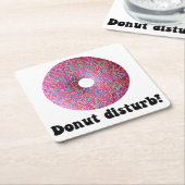 Donut-Störung Rechteckiger Pappuntersetzer (angewinkelt)