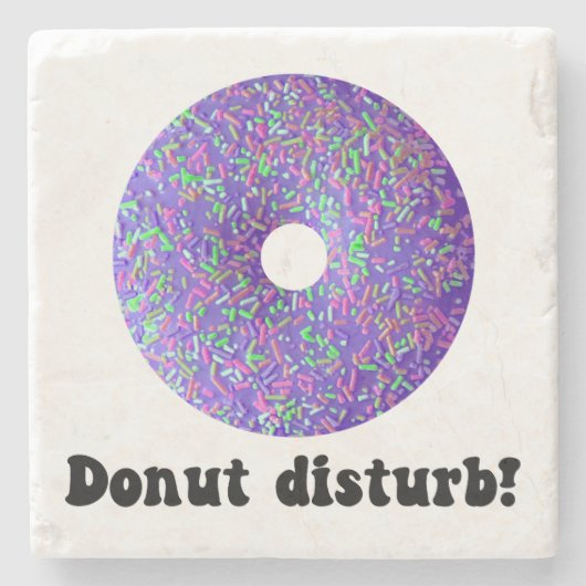 Donut-Störung Steinuntersetzer (Vorderseite)