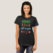 Donut Stress Just Do Your Best School Counselor T-Shirt (Vorne ganz)