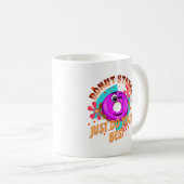Donut Stress macht Ihr bestes, lustiges Motivieren Kaffeetasse (VorderseiteRechts)