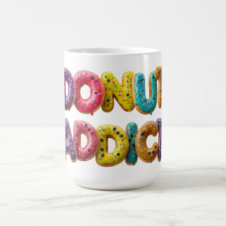 Donut Süchtiger Bunter Donut Mit Streuseln Liebhab Kaffeetasse