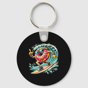 Donut-Surfen-Surfer-Donut-Liebhaber-Surfboarder  Schlüsselanhänger
