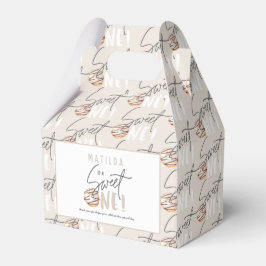 Donut süß ein 1. Geburtstags-Party Geschenkschachtel