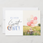 Donut Sweet 1. Geburtstagsfeier Party Einladung (Vorderseite)