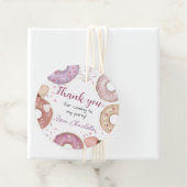 Donut Sweet Birthday Vielen Dank Geschenkanhänger (Beispiel)