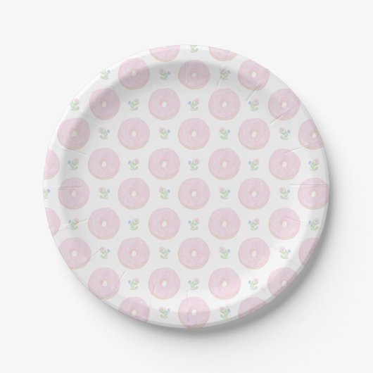 Donut Sweet First Birthday Paper Teller (Vorderseite)