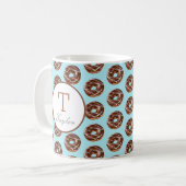 Donut Sweet Girl Sprinkles Pattern Individuelle Na Kaffeetasse (Vorderseite Links)
