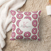 Donut Sweet Girl Sprinkles Pattern Individuelle Na Kissen (Decke)