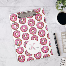 Donut Sweet Girl Sprinkles Pattern Individuelle Na Klemmbrett