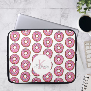 Donut Sweet Girl Sprinkles Pattern Individuelle Na Laptopschutzhülle