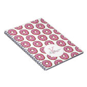 Donut Sweet Girl Sprinkles Pattern Individuelle Na Notizblock (Rechte Seite)