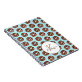 Donut Sweet Girl Sprinkles Pattern Individuelle Na Notizblock (Rechte Seite)