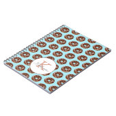 Donut Sweet Girl Sprinkles Pattern Individuelle Na Notizblock (Linke Seite)