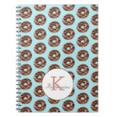 Donut Sweet Girl Sprinkles Pattern Individuelle Na Notizblock (Vorderseite)