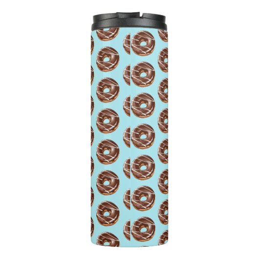 Donut Sweet Girl Sprinkles Pattern Individuelle Na Thermosbecher (Rückseite)