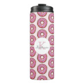 Donut Sweet Girl Sprinkles Pattern Individuelle Na Thermosbecher (Vorderseite)