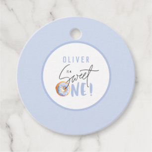 Donut Sweet One 1. Geburtstag Gastgeschenk Klassik Geschenkanhänger