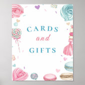 Donut Sweet One Baby Duschkarten & Geschenke Unter Poster (Vorne)