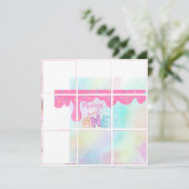 Donut Sweet One Einladung (Stehend Vorderseite)