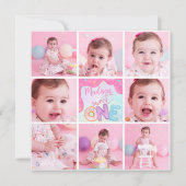 Donut Sweet One Einladung (Vorderseite)