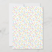 Donut Sweet Stuff Baby Shower Einladungen (Rückseite)