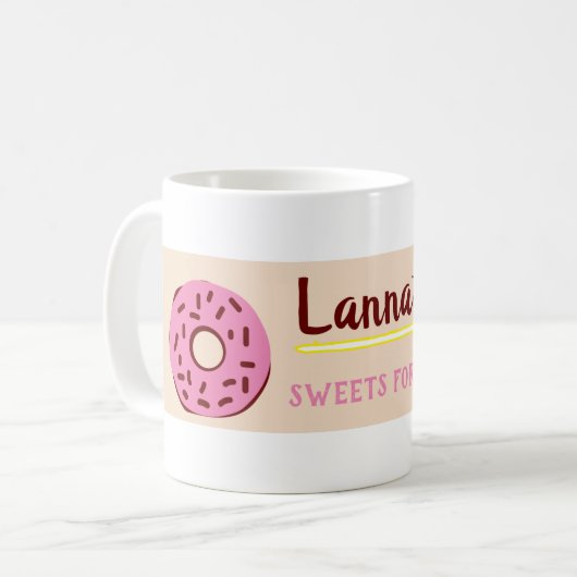 Donut-TASSE Kaffeetasse (Vorderseite Links)