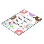 Donut themed aesthetic notebook notizblock (Linke Seite)