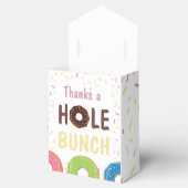 Donut themed Birthday Party Guest Danke Geschenkschachtel (Geöffnet)