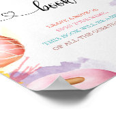 Donut Time Watercolor Babydusche Gästebuch (Ecke)