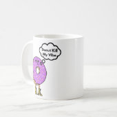 Donut töte meinen vibe Pub Kaffeetasse (Vorderseite Links)