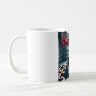 Donut tötet meine Vibe: Sip und Bleibe positiv Kaffeetasse