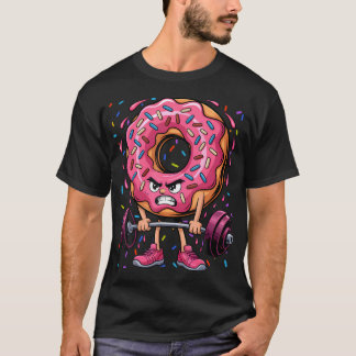 Donut-Totlast-Krafttraining-Lustiges-Fitness-Worko T-Shirt