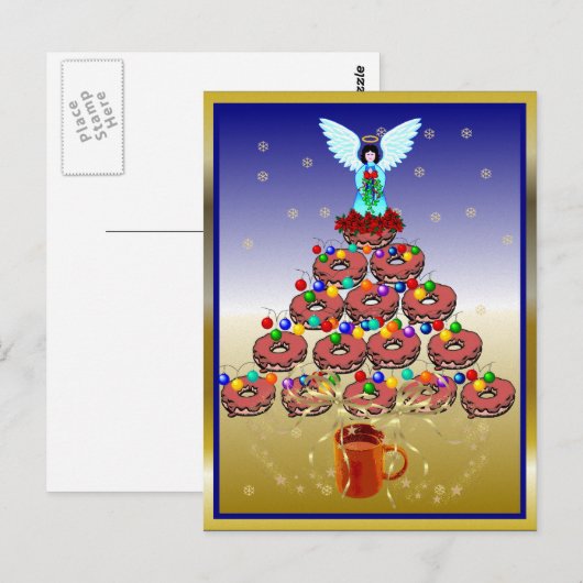 Donut Tree Postkarte (Vorne/Hinten)