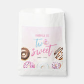 Donut Two Sweet Girl Geschenktütchen (Vorderseite)