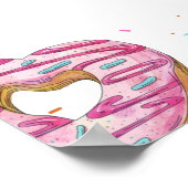 Donut Two Sweet Girl Sprinkles Poster Begrüßungsze (Ecke)