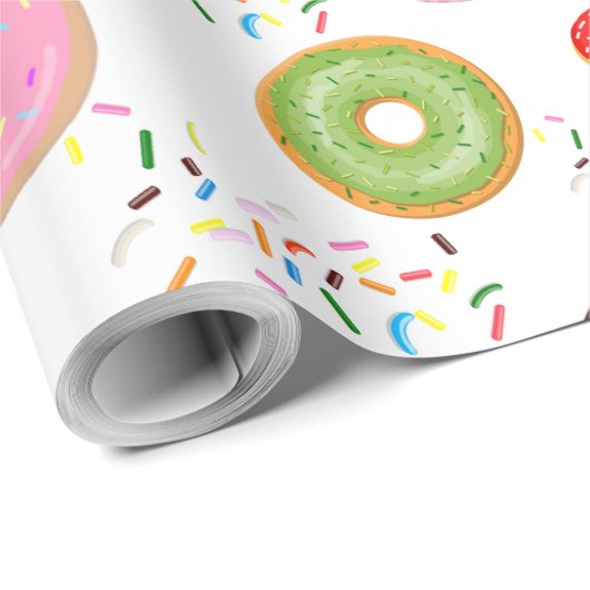 Donut und Cupcakes Geschenkpapier (Rolleneckpunkt)