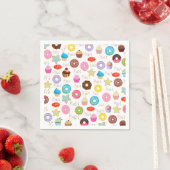 Donut und Cupcakes Serviette (Beispiel)