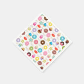 Donut und Cupcakes Serviette (Ecke)