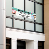 Donut und Kaffee-Kuchen Verkauf Banner (Äußeres Gebäude)