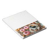 Donut- und Kaffezeit Notizblock (angewinkelt)