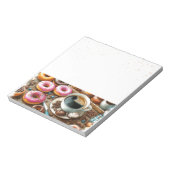 Donut- und Kaffezeit Notizblock (Rotiert)