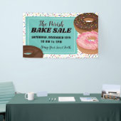 Donut und Sprinkles Bake Sale Banner (Messeveranstaltung)