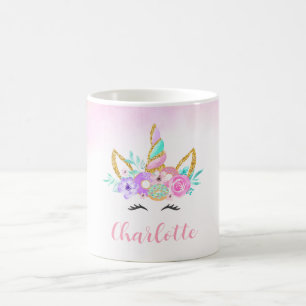 Donut & Unicorn Personalisiert Kaffeetasse