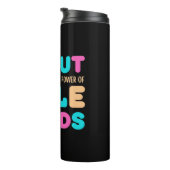 Donut unterschätzt den Power von Hole Foods Funny Thermosbecher (Nach rechts gedreht)