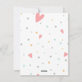 Donut Valentine Ferienkarte Feiertagskarte (Rückseite)