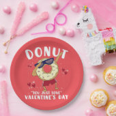 Donut Valentinstag Pappteller (Party)