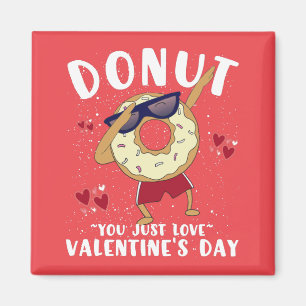 Donut Valentinstag Zitat Kaffeetasse Magnet